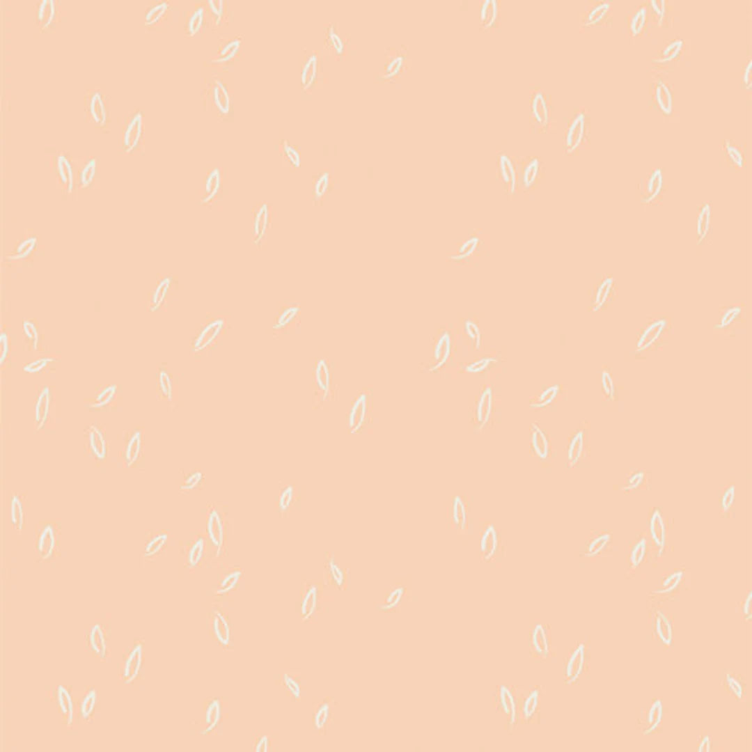 Art Gallery Nectarine Fusion Dancing Leaves FUS-NE-2403