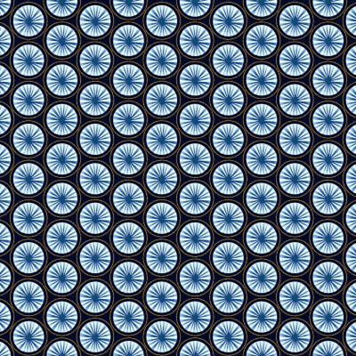 P&B Textiles Tadashi Dots Metallic Blue TADA-4558-B
