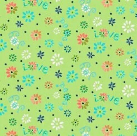 QT Fabric Enchanted Garden