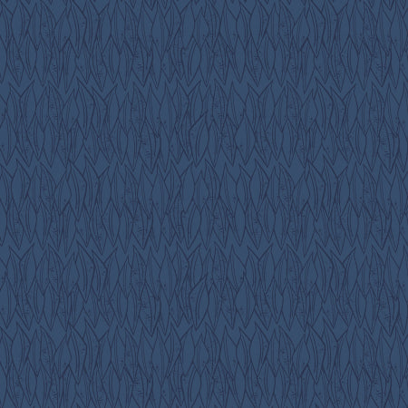 Cotton + Steel Along The Fields Leaf Blueprint LV303-BL2