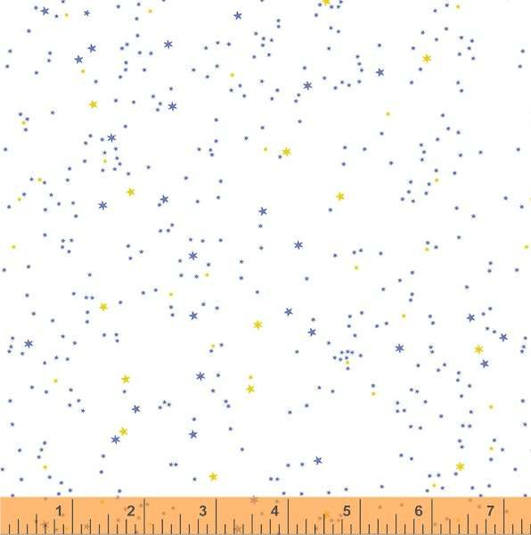 1027 Windham Fabrics Little Whispers Stars White 53173-1