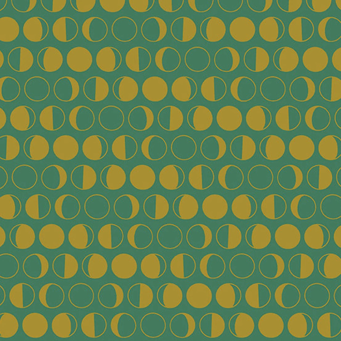 Andover Oracle by Eye Candy Quilts Moons Emerald A-236-MNG