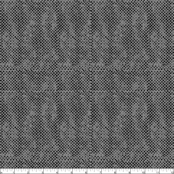 Timeless Treasures Bonjour Uneven Dots Gray C8697