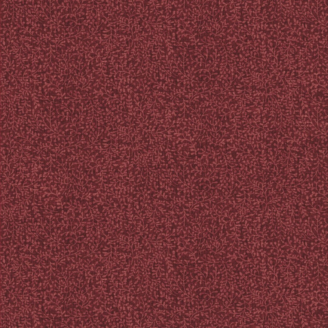 Benartex French Cottage Fern Cranberry 13140-22