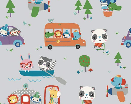 Riley Blake Let's Play Fisher-Price Gray C11880