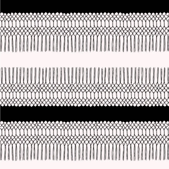 Andover Oracle by Eye Candy Quilts Fringes in Black A-237-L