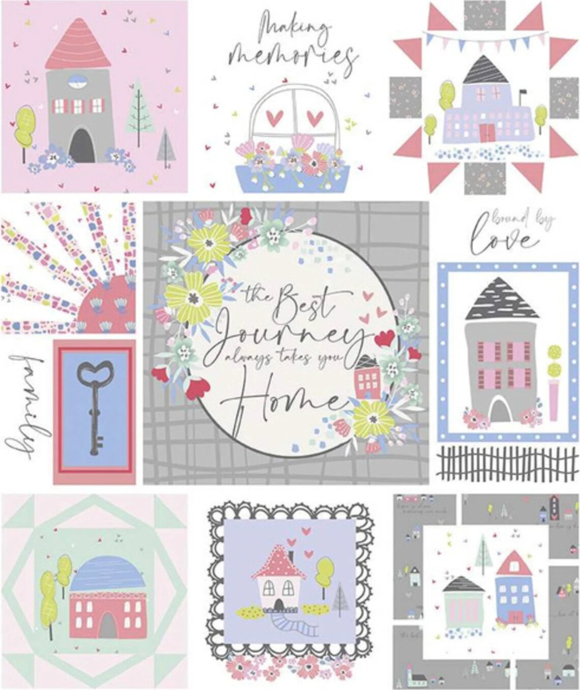 Riley Blake Mulberry Lane Panel