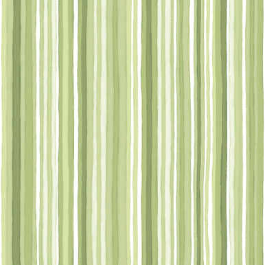 1152 Maywood Studio Windflower Stripe Green MAS10646-G
