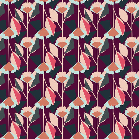 Cotton + Steel Emilia Florence Plum MC101-PL3