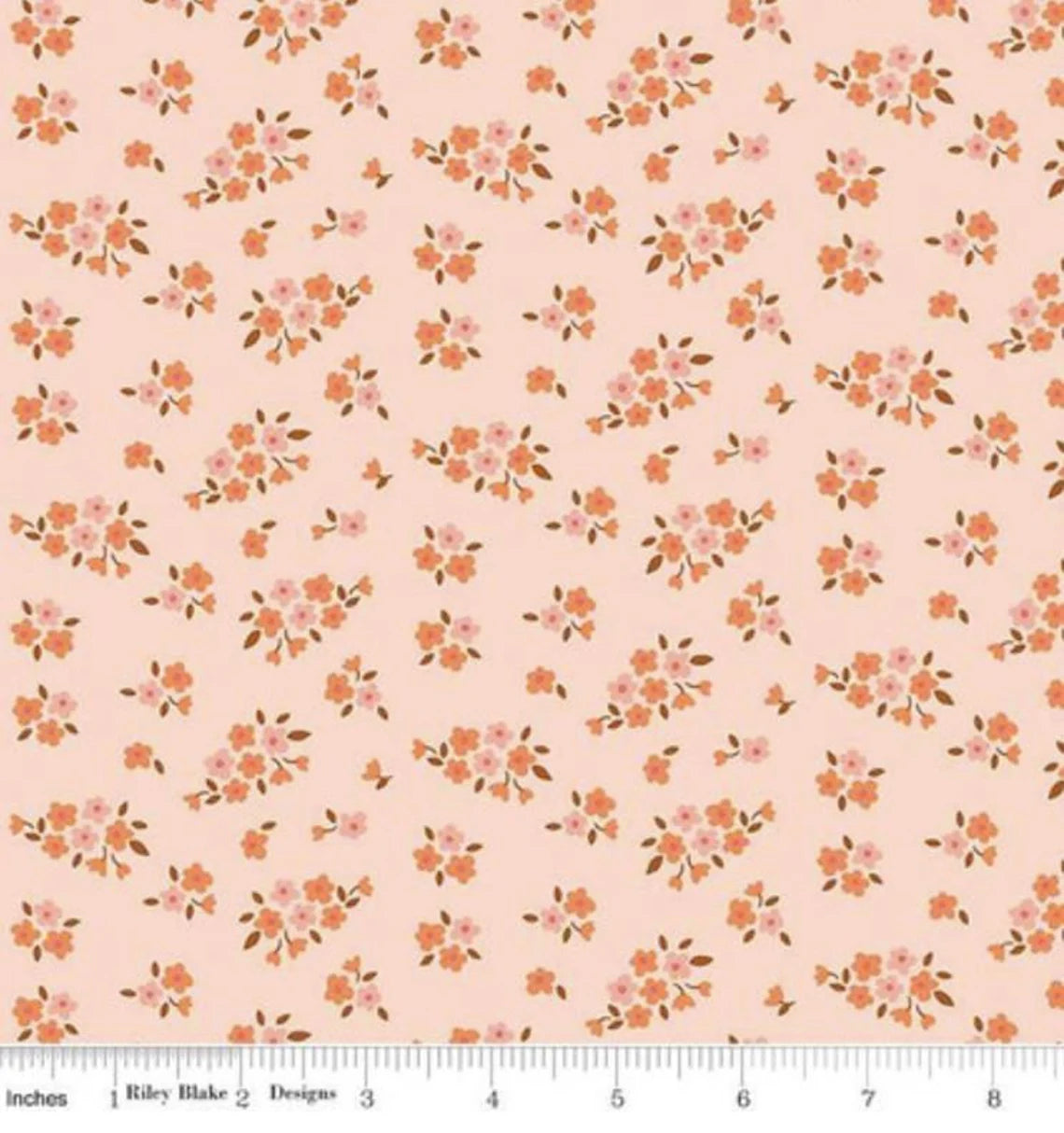 Riley Blake Fairy Dust Floral Blush C12444