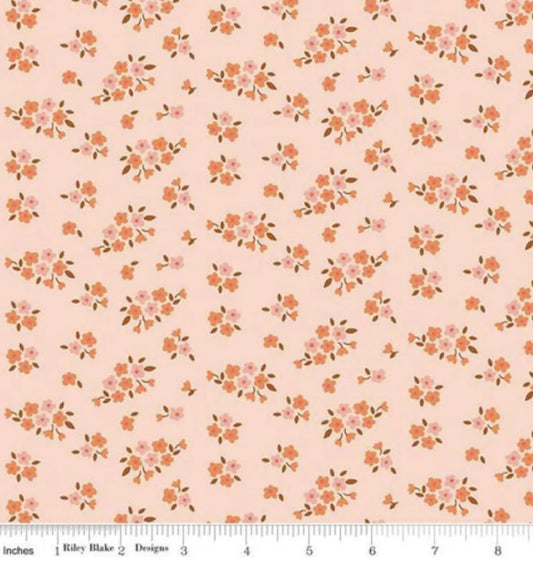 Riley Blake Fairy Dust Floral Blush C12444