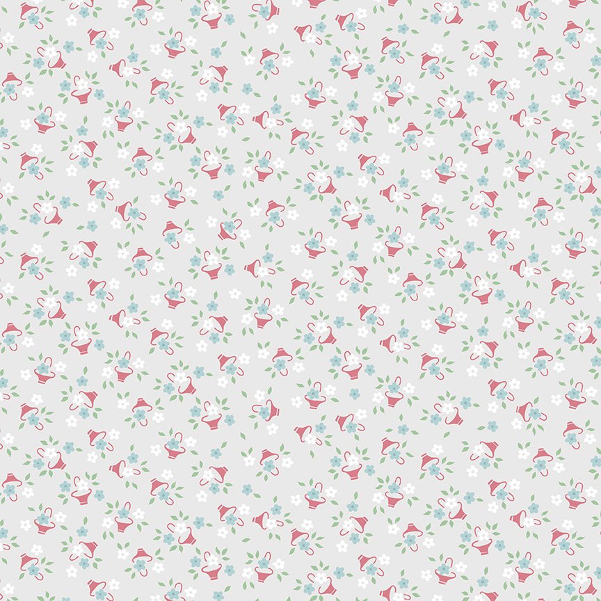 Riley Blake Easter Parade Baskets C11575 Gray