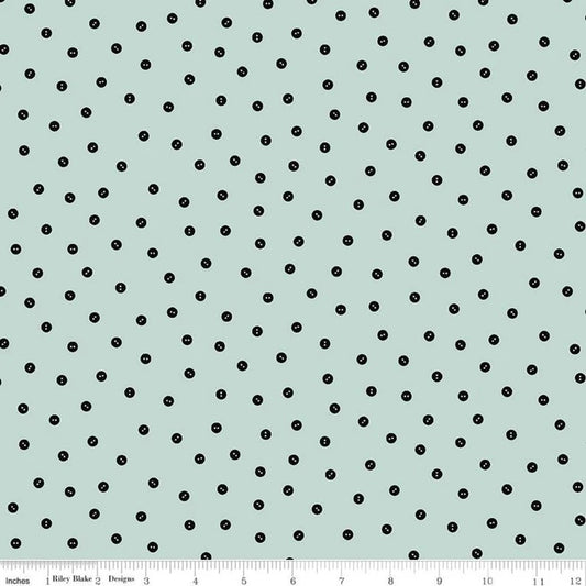 Riley Blake She Who Sews Toss Aqua C11342