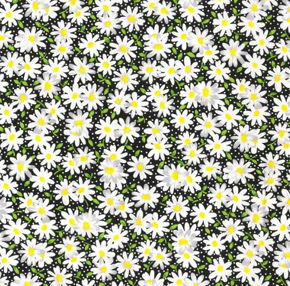 Keepsake Calico Packed Daisy Black 35055