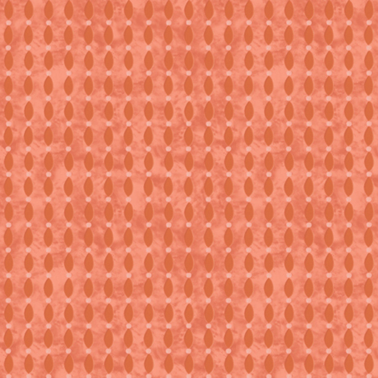 QT Fabrics Enchanted Garden Leafy Stripe Coral 1649-28499-C