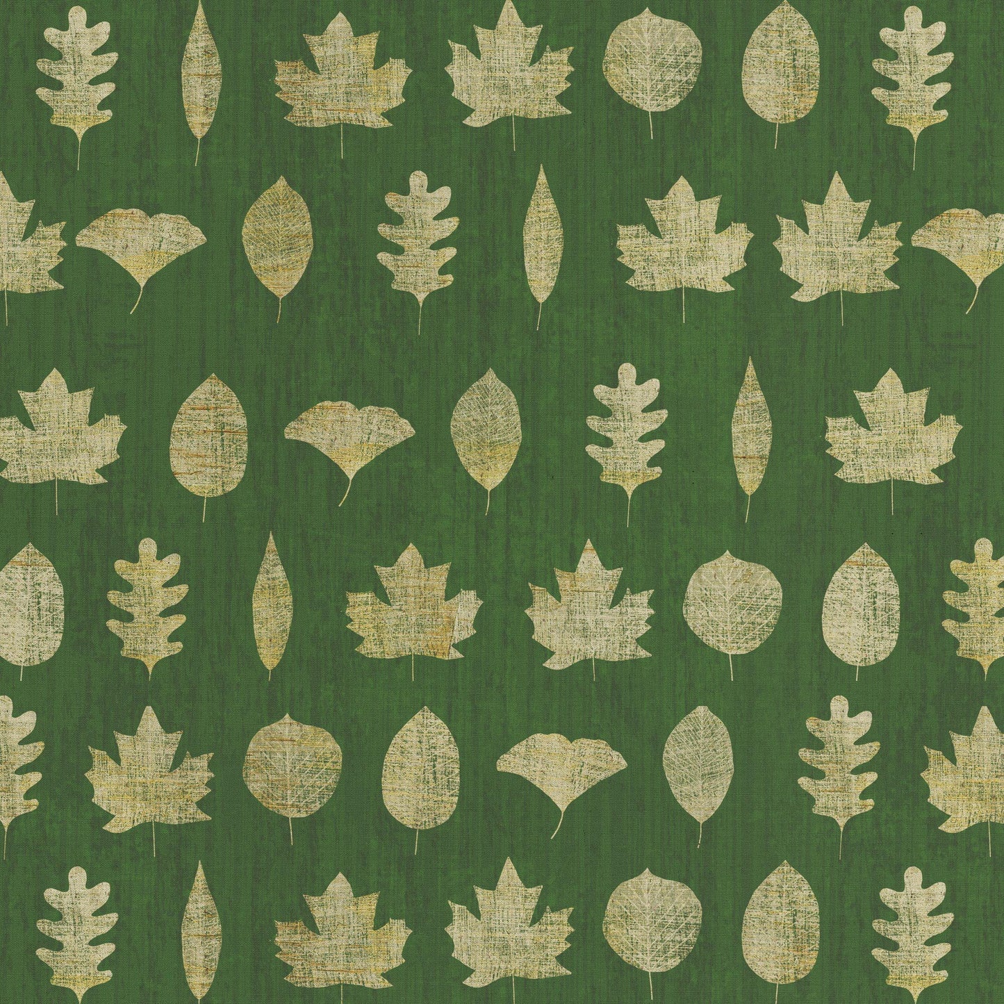 David Textiles Woodland Dwellers Leaf Silhouettes