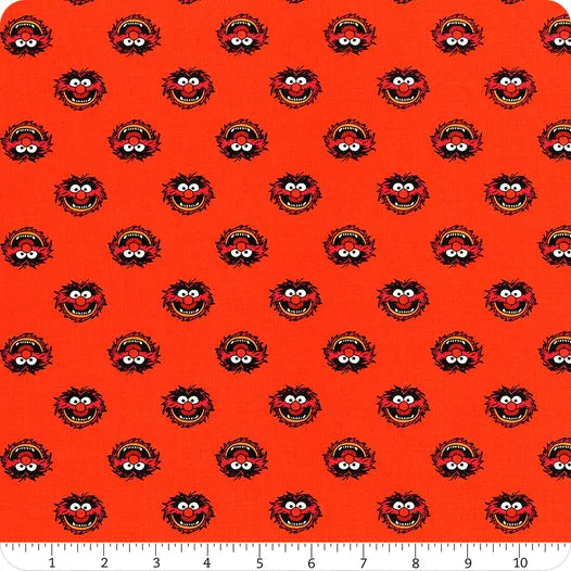 Camelot Fabrics Disney The Muppets Animal Red 85320104