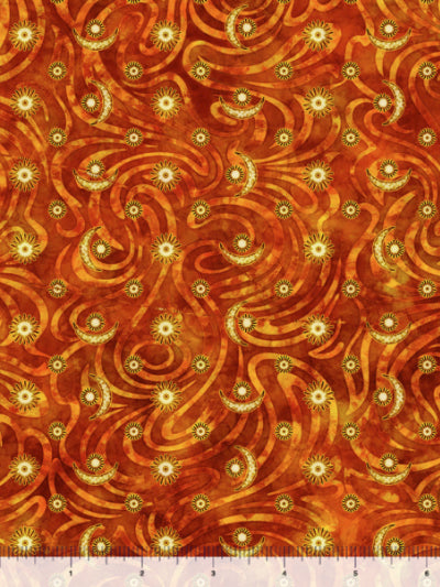 QT Fabrics Wicked Sun and Moon Toss 2600-28829-O