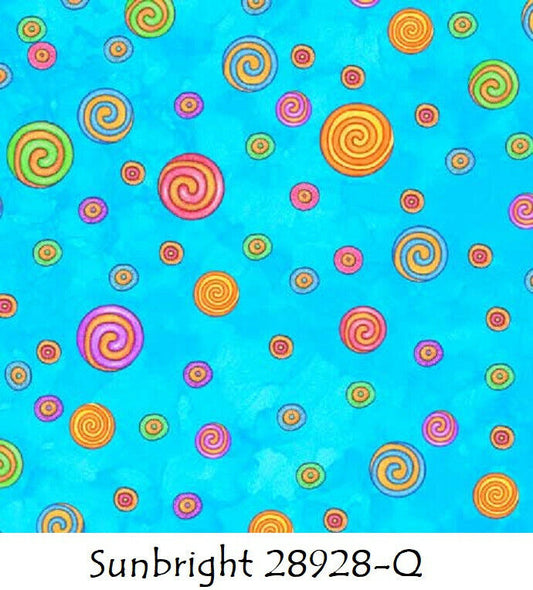QT Fabrics Sunbright Swirling Dots 1649-28928-Q
