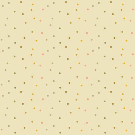 Paintbrush Studio Fabrics A Beautiful mess Flower Market Dot Light Olive 120-209051