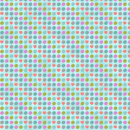 Wilmington Sew Be It Buttons on Aqua 32098-436