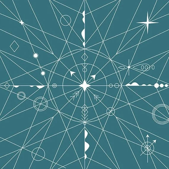 Andover Century Prints Hopscotch Compass Isle by Alison Glass CS-22-BLUE