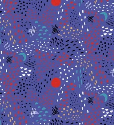 Paintbrush Studio Fabrics Sailor Mary Sky Purple 12019961