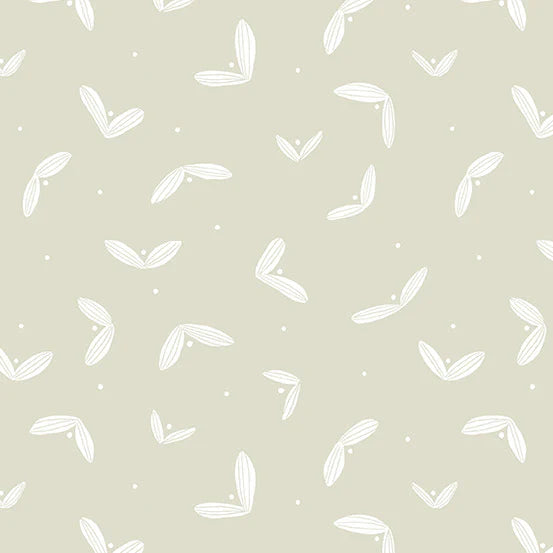 Andover Century Prints Trellis Seedling by Sarah Golden CS-41-OYSTER