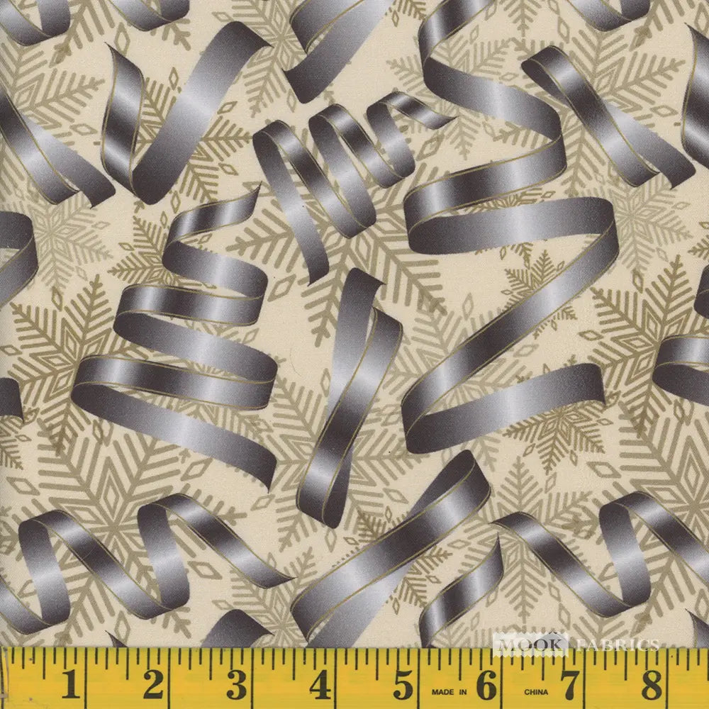 Mook 2022 Christmas Ribbons 122173 Silver
