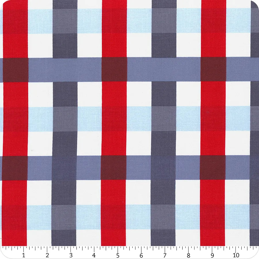 Riley Blake Picadilly Buffalo Plaid White C11896