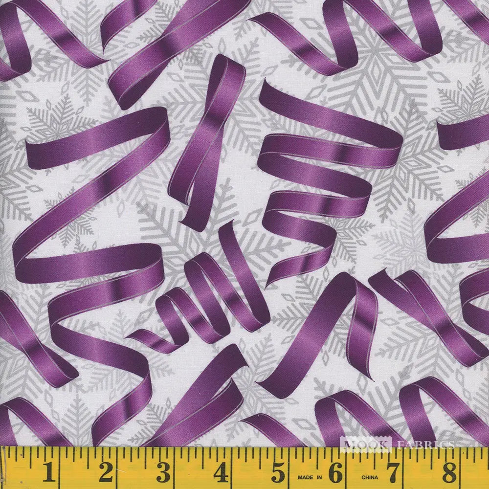 Mook 2022 Christmas Ribbons 123085 Purple