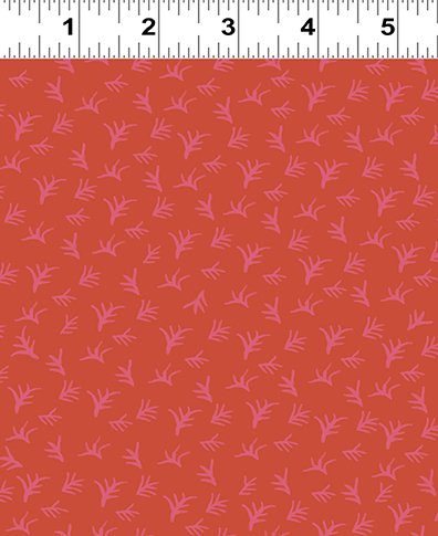 Clothworks Positively Poppies Y3341-80 Tomato