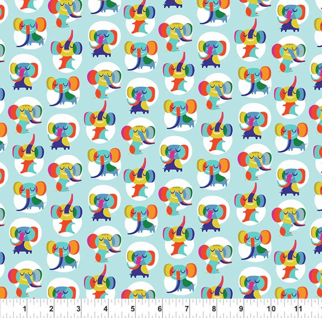 Clothworks Sleepy Time Y3343-32 Light Aqua