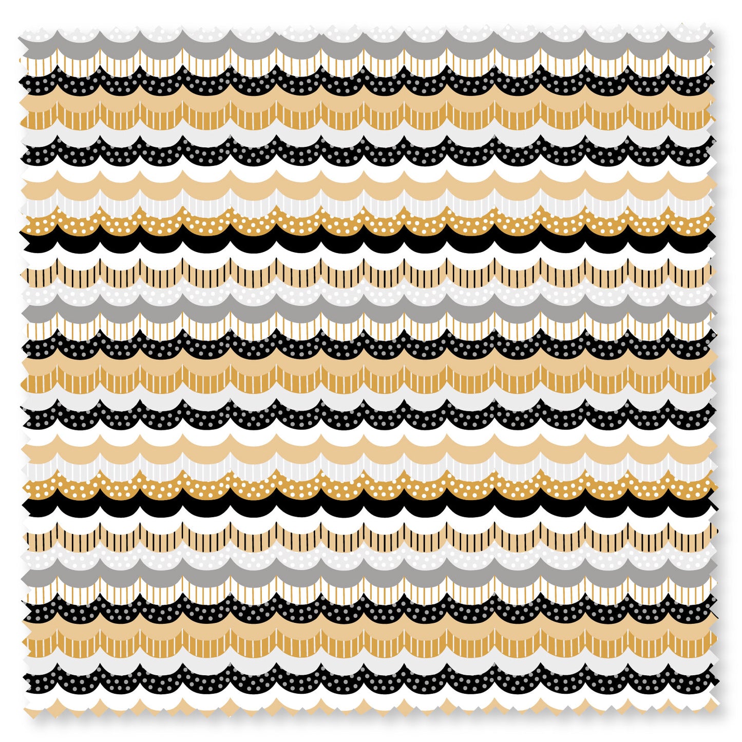 Felicity Fabrics Dotty Flora in Licorice Waves 610020