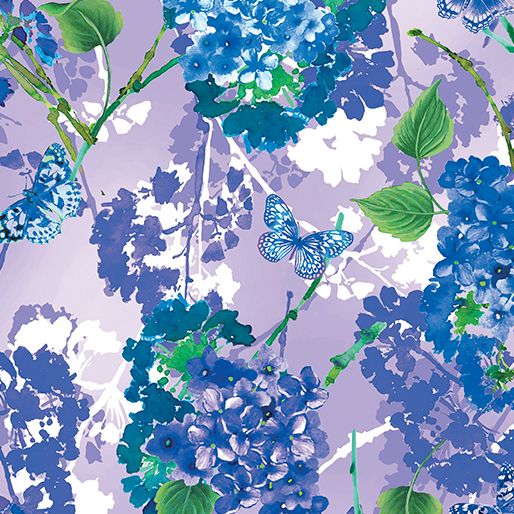 Benartex Butterfly Bliss Butterfly Bliss Garden Lilac 12810-60