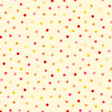 1894 P&B Textiles What A World Multi Polka Dot WAWO05984YO