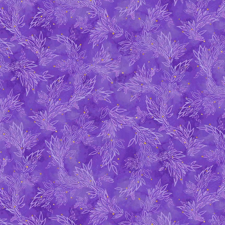 1907 P&B Textiles Painted Sea Leafy Sea Trails PSEA05946V