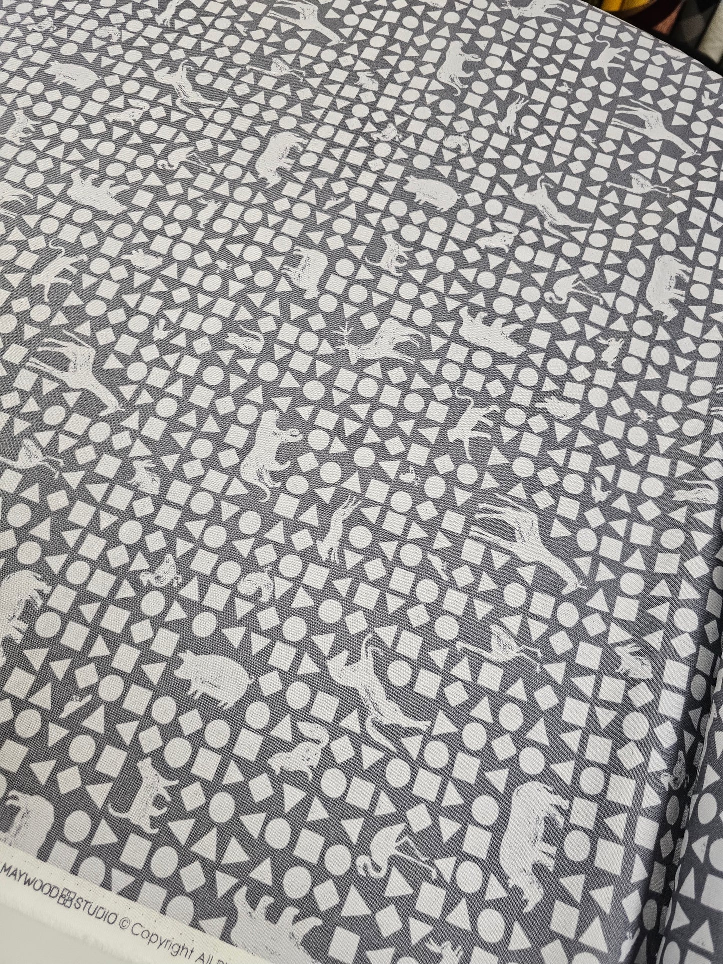 Maywood Studio Can Animals Count? Animal Blocks Grey MAS10082-K