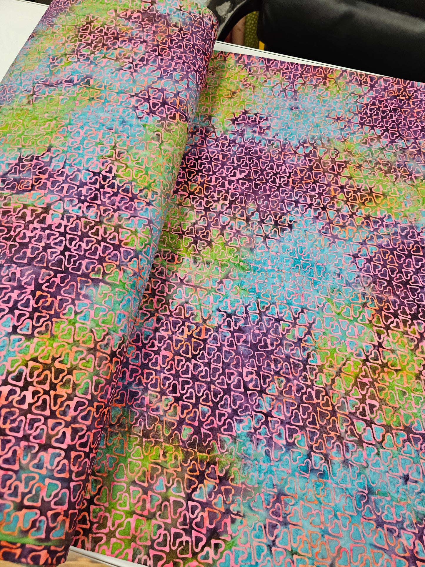 Island Batik Sweet Hearts Mini Hearts Mardigras 112013883