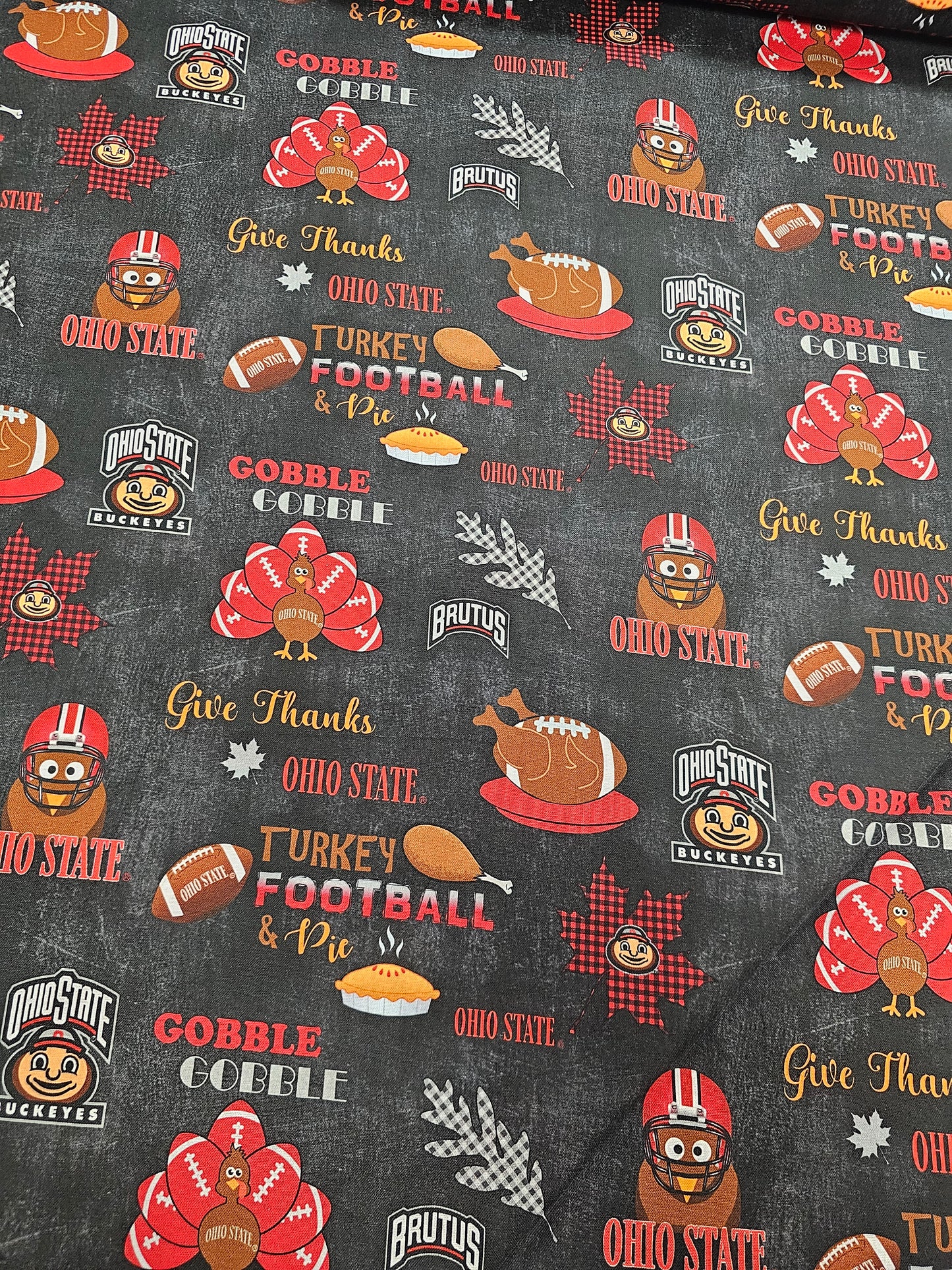 Ohio State Buckeyes Gobble Gobble Black