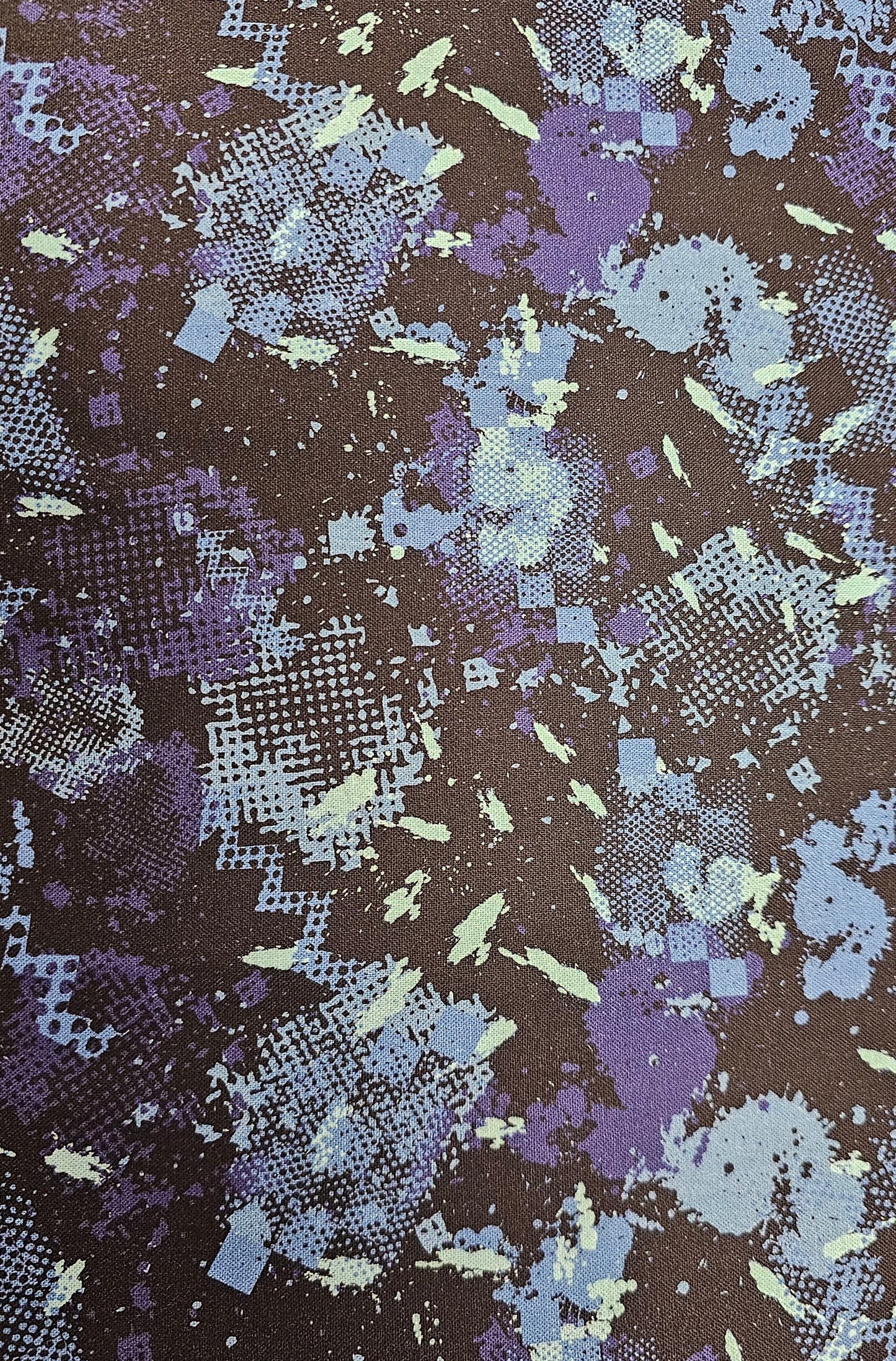 Mook Fabrics Paint Splatter Navy 111635