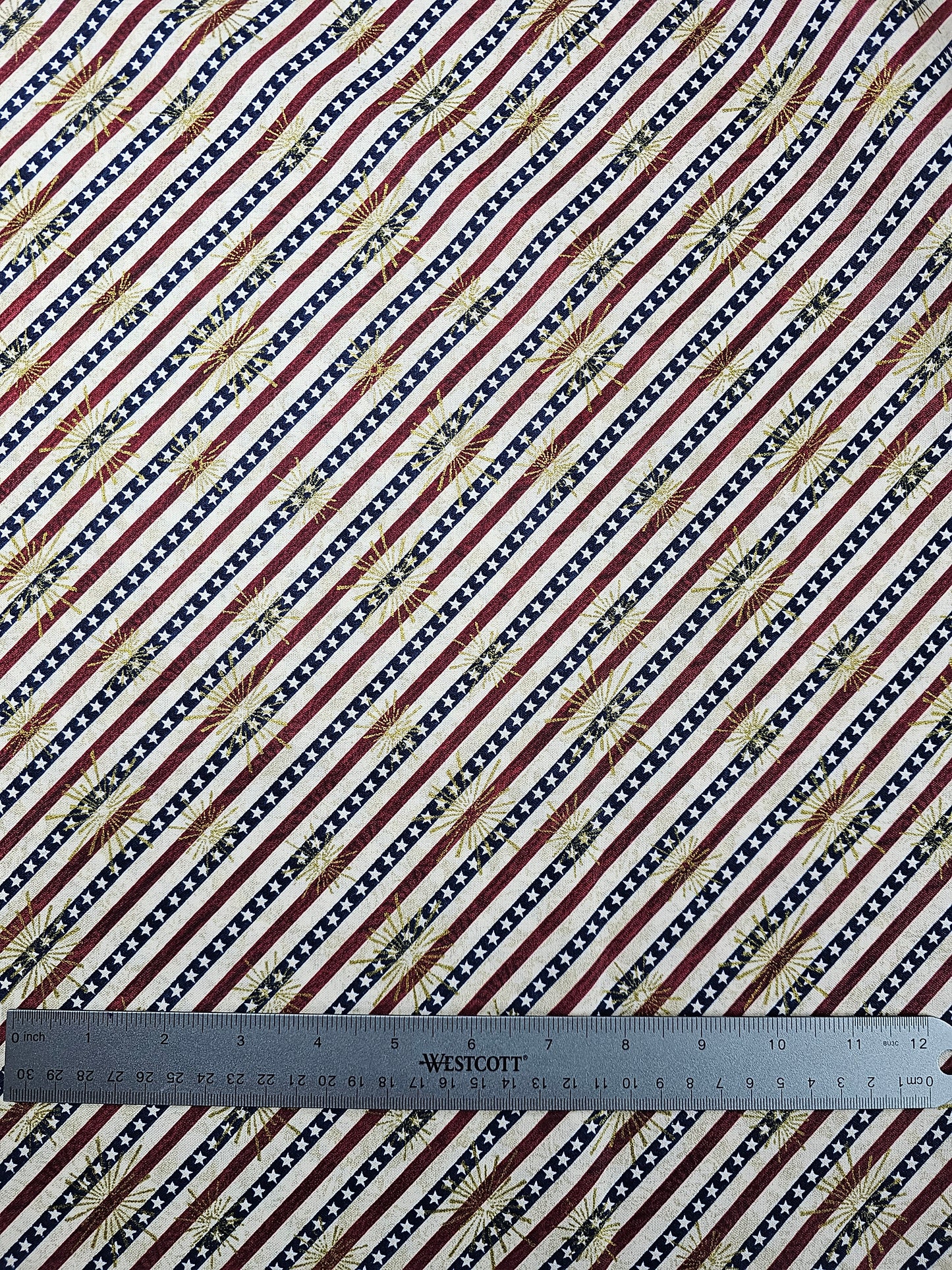 8780 Patriotic Stripe Metallic