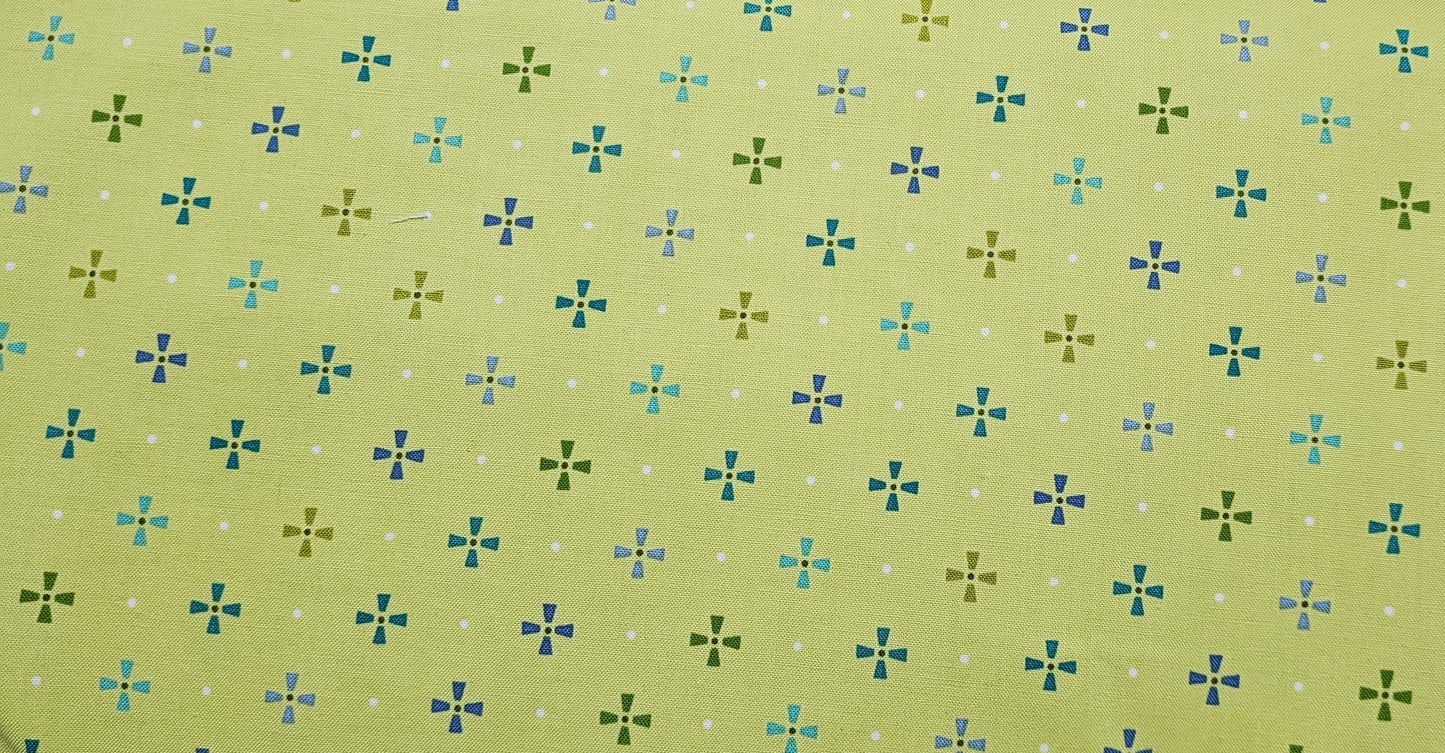 9342 Benartex Designer Fabrics Frolic Circus Lime 13515-42