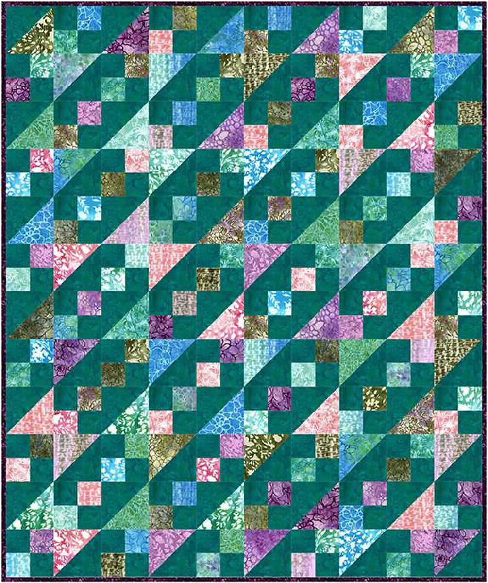 P2042 Giggles 40" x 48" Quilt Pattern by Villa Rosa Designs