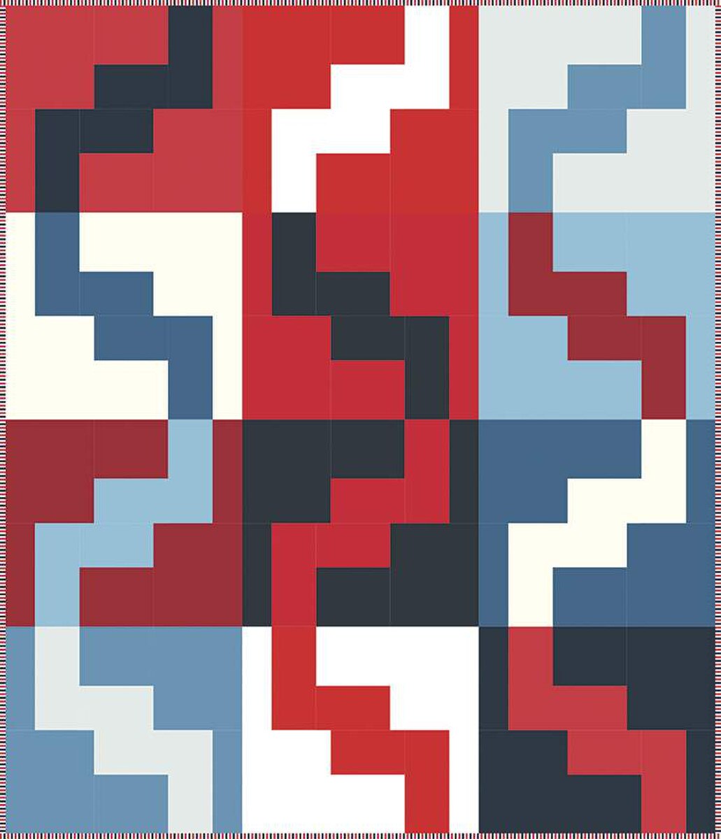 P2058 Tiramisu 64" x 70" Quilt Pattern by Villa Rosa Designs