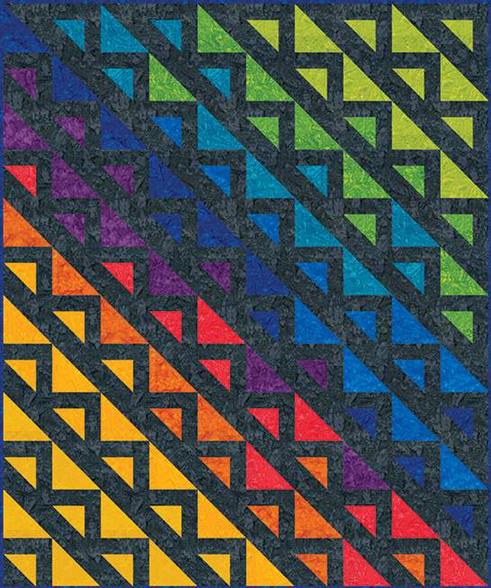 P2065 Chop 60"x72" Quilt Pattern by Villa Rosa Designs