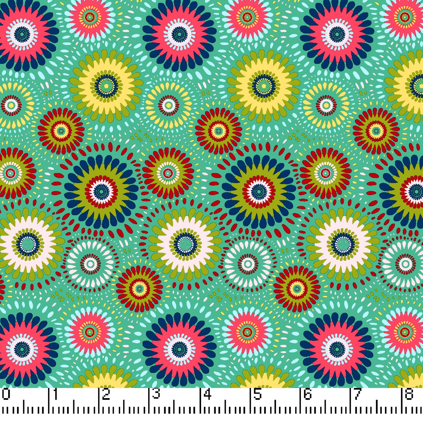 Marshall Dry Goods Lucky Medallion Sea Green