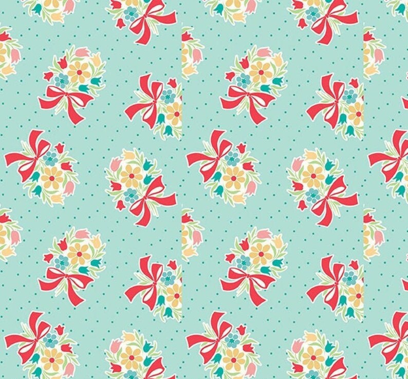 Riley Blake Vintage Happy 2 Bouquet Songbird C9135