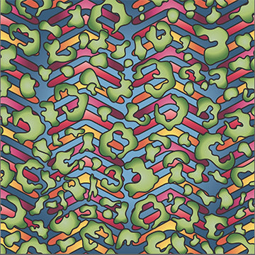 Suite B for Island Batik Lush Arrow with Abstract Blue Denim 922104565CP