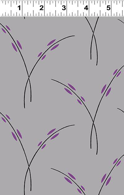 Clothworks Purple Reign Light Pewter Y3368-118